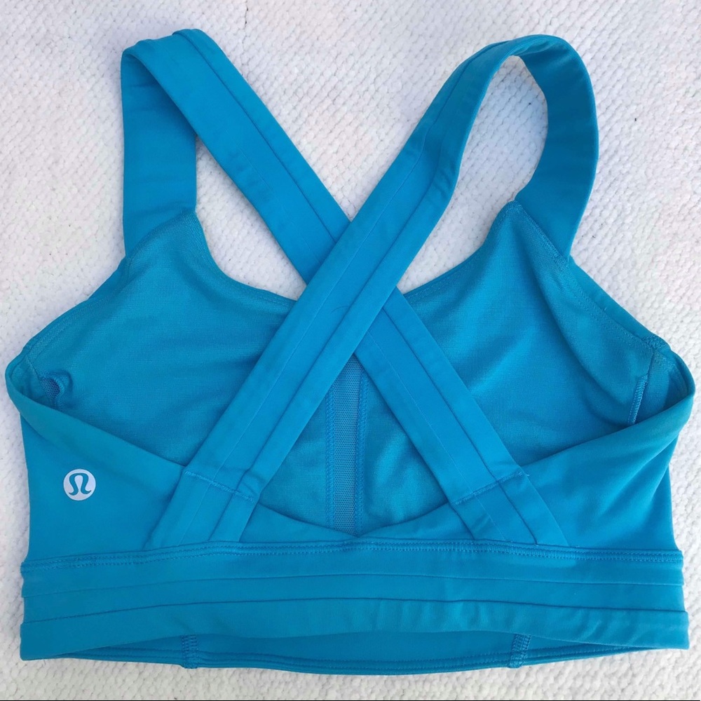 LULULEMON 2 blue sports bra